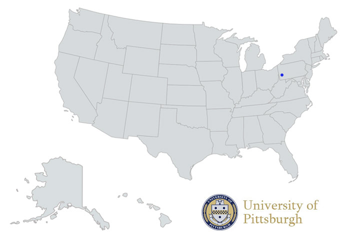 Brain Tissue Donation Program at the University of Pittsburgh coverage map